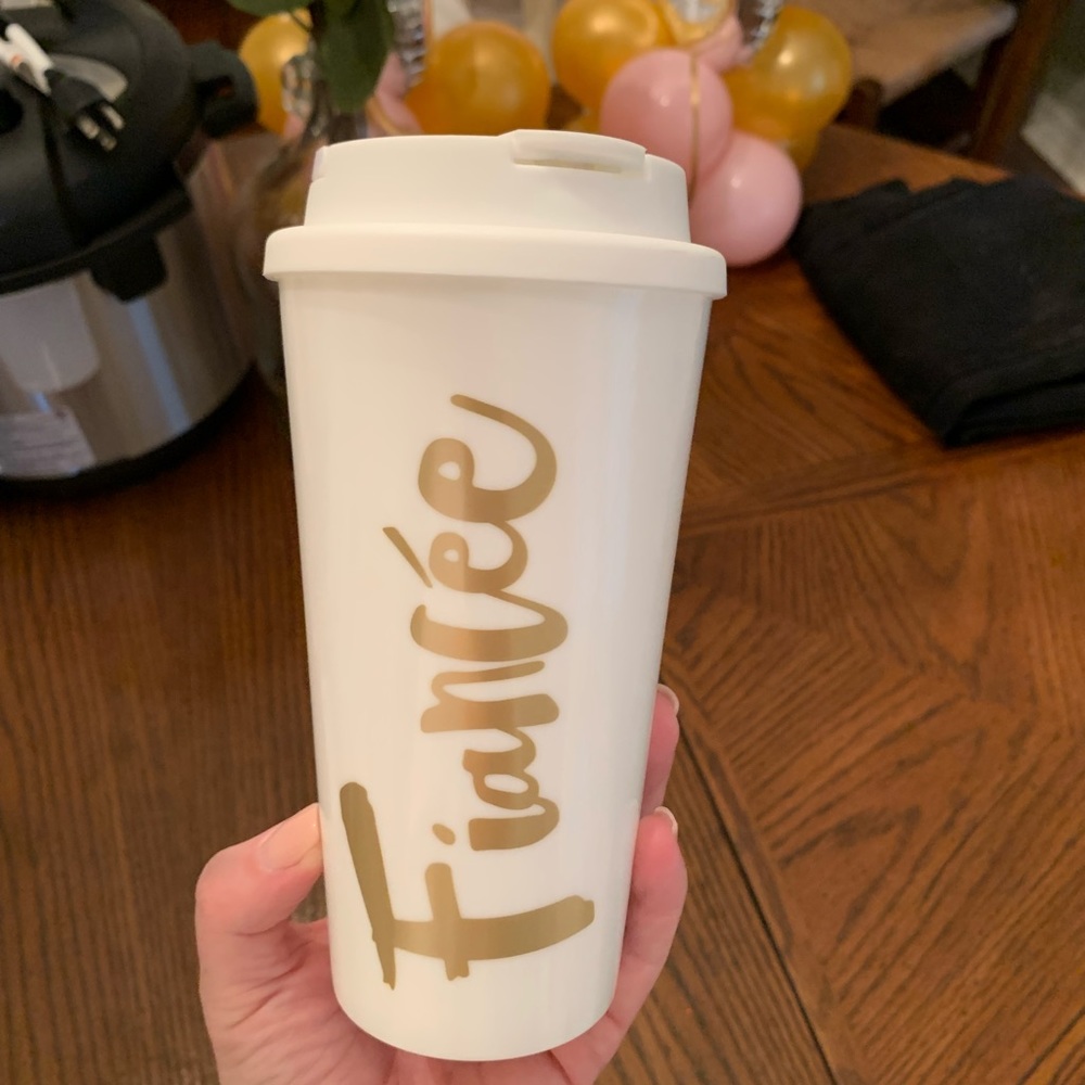 Fiancé Plastic Mug